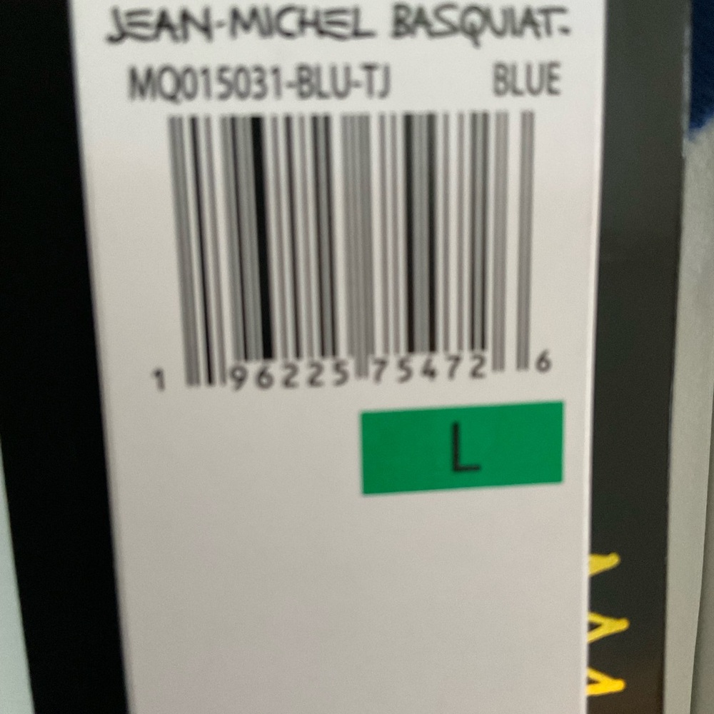 Jean Michel Basquiat Members Only Mens Sz L Mona Lisa Streetwear Windbreaker NWT - Picture 8 of 12